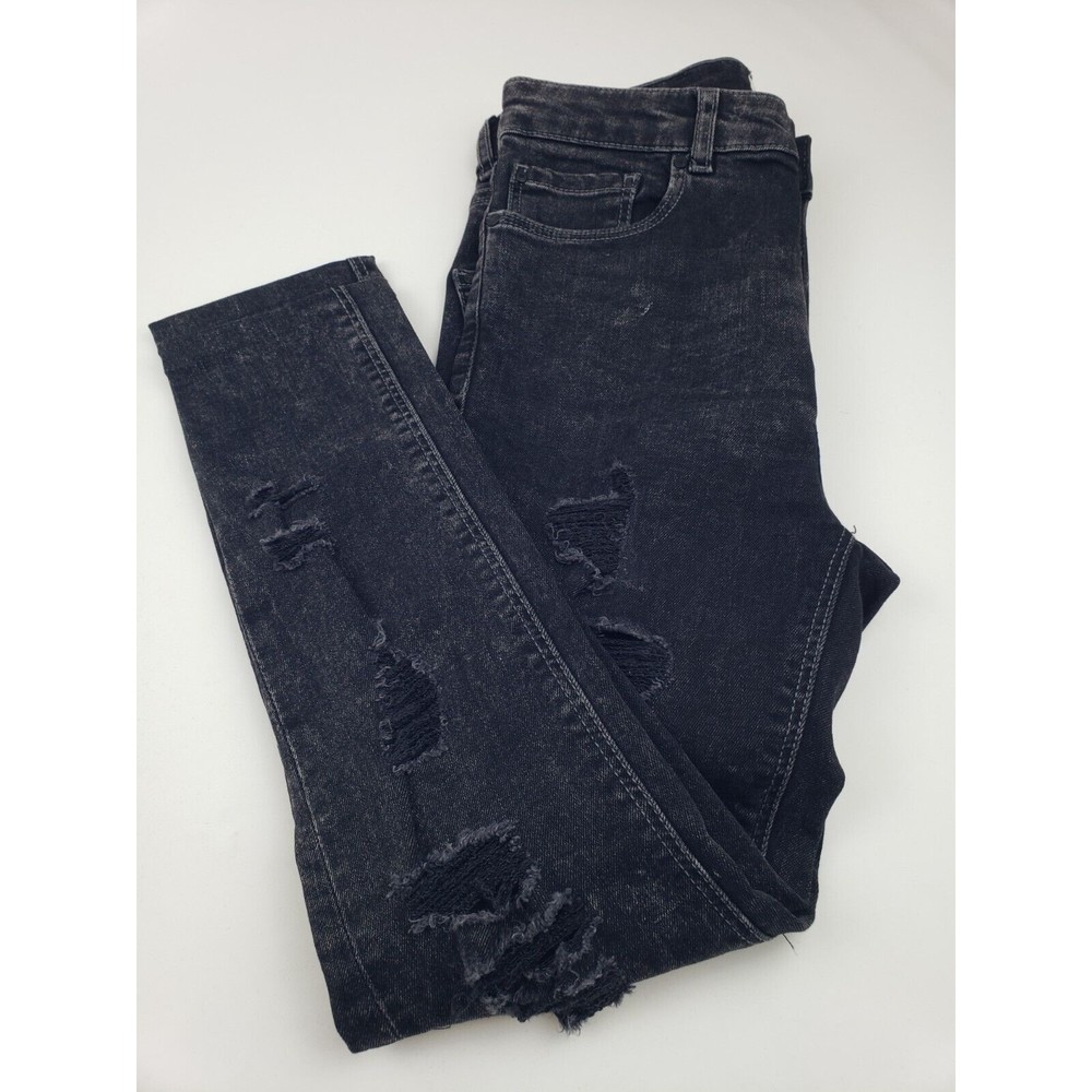 Mango Denim & Tees Womens Skinny Jeans Size 6 Color Black Comfort Casual Jeans